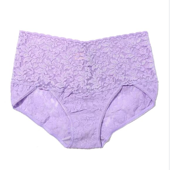 Hanky Panky Signature Lace Retro V-kini Vikini Lilac Lavender Purple Size XL - Picture 1 of 3